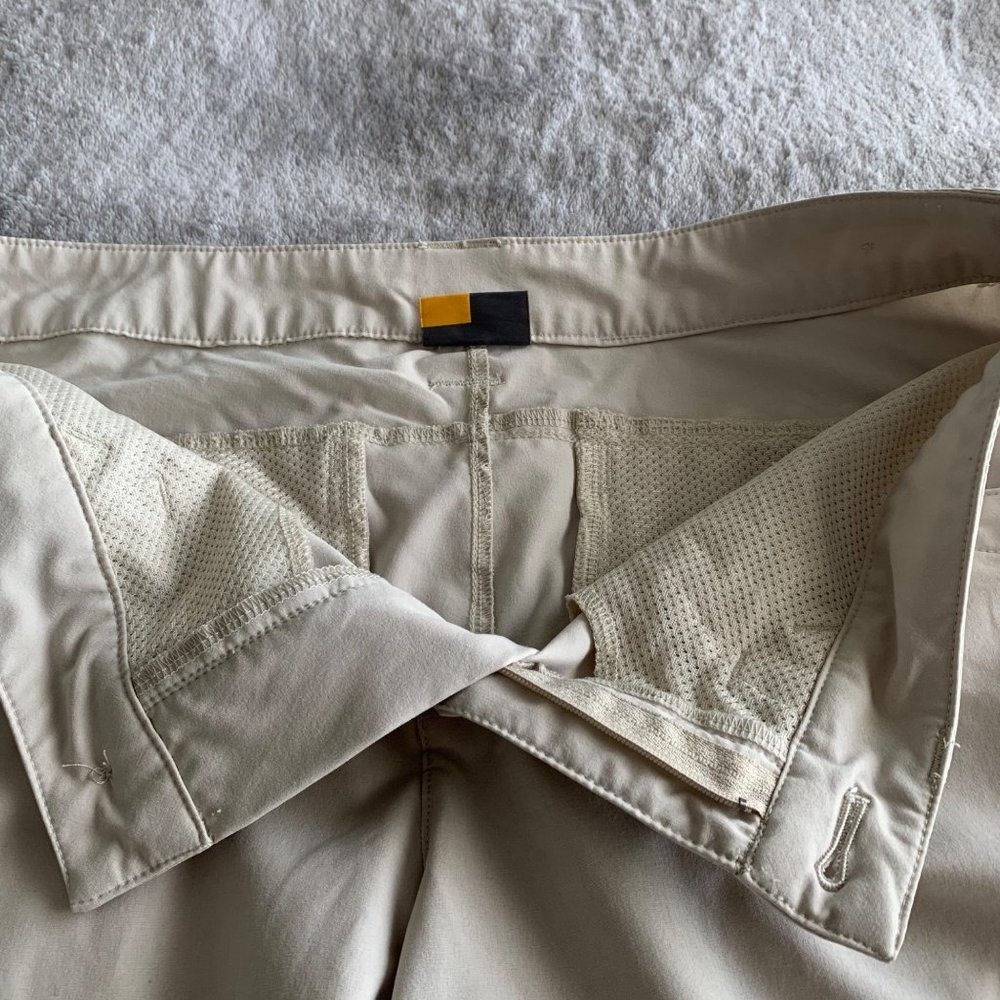 Eddie Bauer outdoor shorts women’s 6 kakhi pockets Bermuda hiking camping - Picture 5 of 11
